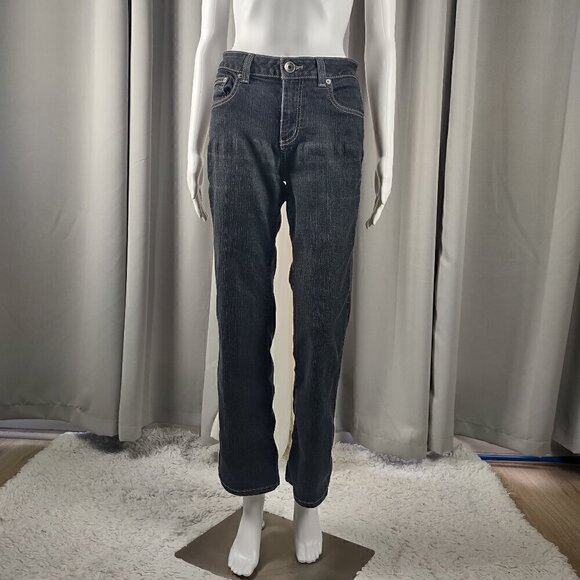 DKNY Denim - DKNY SOHO Women's Cotton Blend Five Pocket Wide Leg Blue Jeans Size 6S/C
